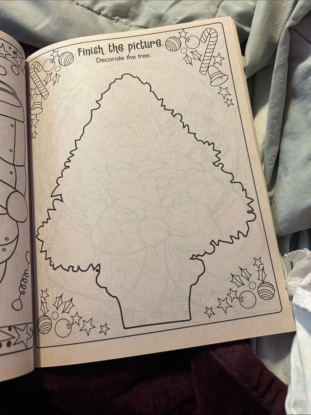 Happy Holidays Coloring & Activity Book - Purple Cover - Picture 4 of 4